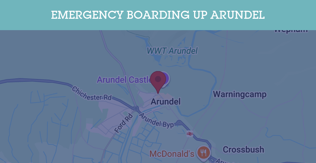 Emergency Boarding Up Services in Arundel - BN postcode