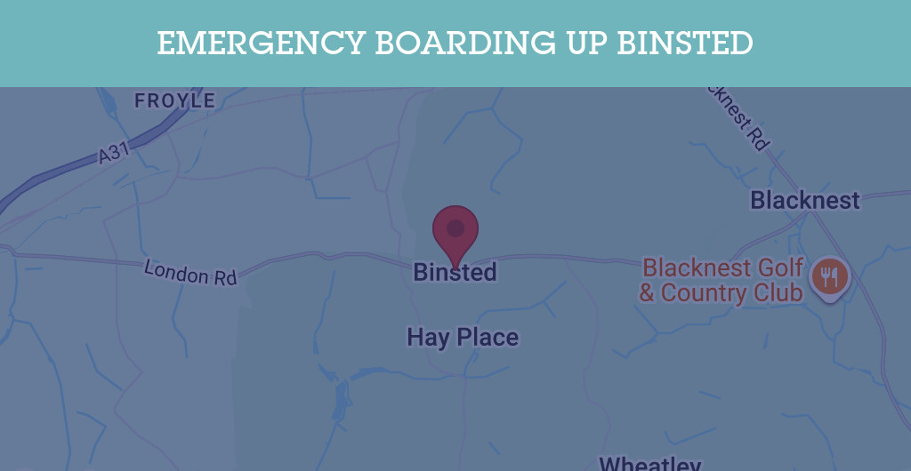 Emergency Boarding Up Services in Binsted - BN postcode