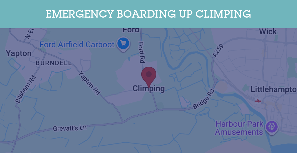 Emergency Boarding Up Services in Climping - BN postcode