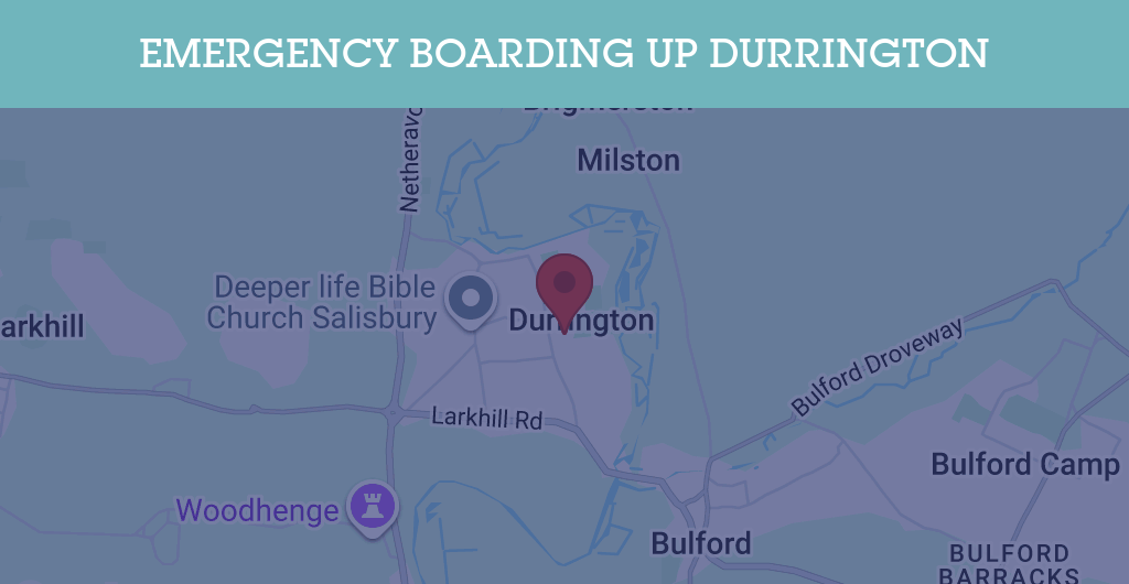 Emergency Boarding Up Services in Durrington - BN postcode