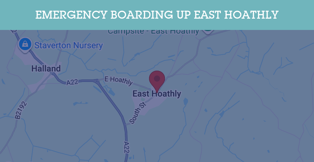 Emergency Boarding Up Services in East Hoathly - BN postcode