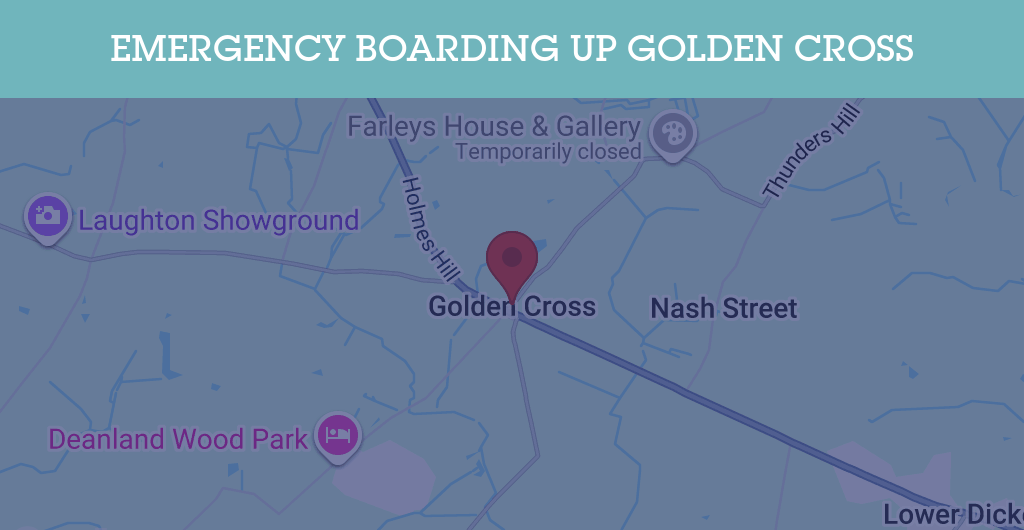 Emergency Boarding Up Services in Golden Cross - BN postcode