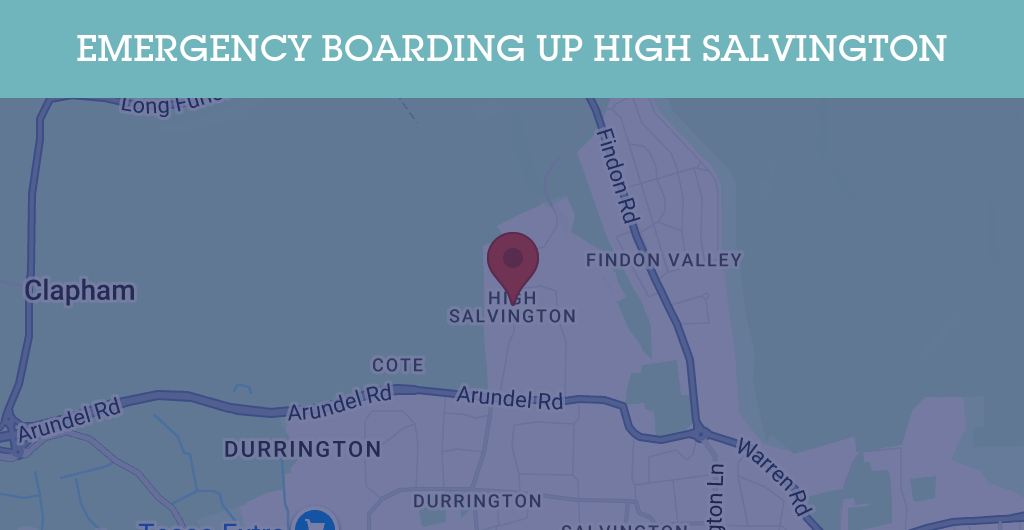 Emergency Boarding Up Services in High Salvington - BN postcode