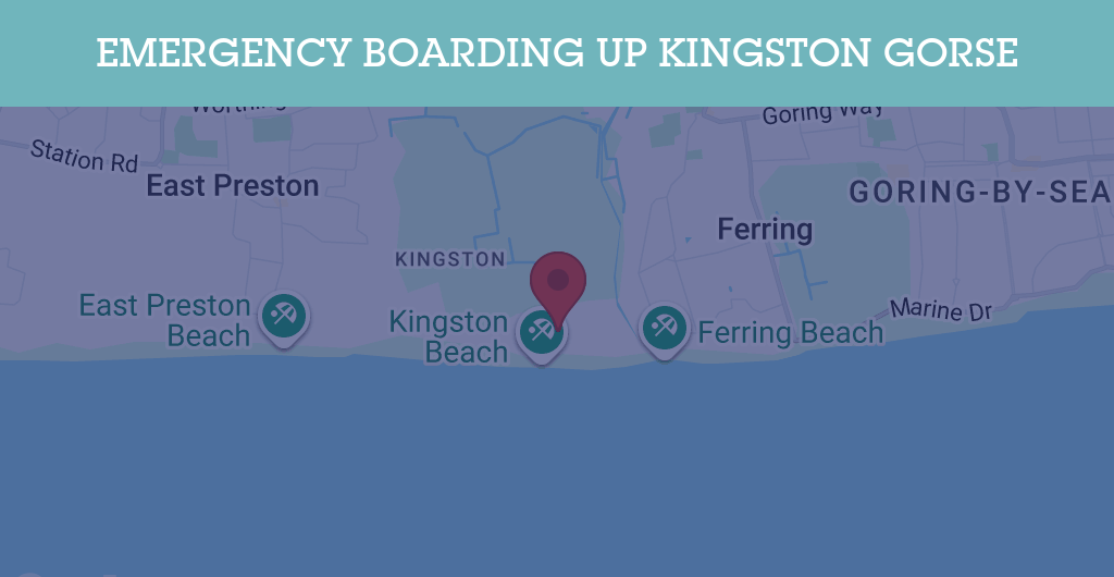 Emergency Boarding Up Services in Kingston Gorse - BN postcode