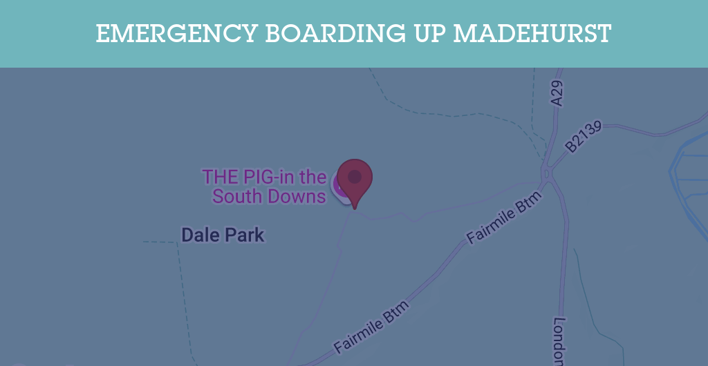 Emergency Boarding Up Services in Madehurst - BN postcode