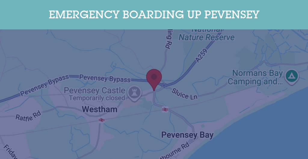 Emergency Boarding Up Services in Pevensey - BN postcode