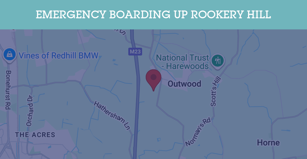 Emergency Boarding Up Services in Rookery Hill - BN postcode