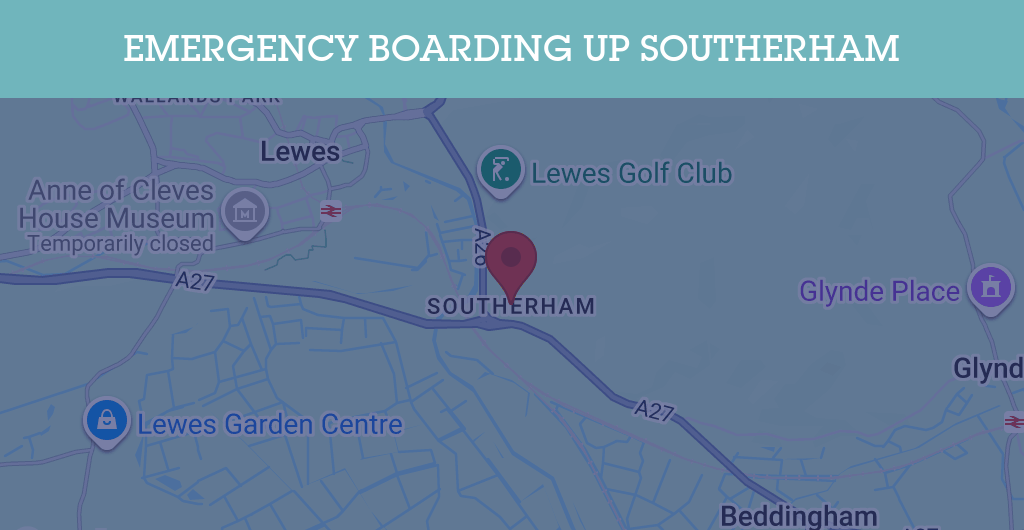 Emergency Boarding Up Services in Southerham - BN postcode
