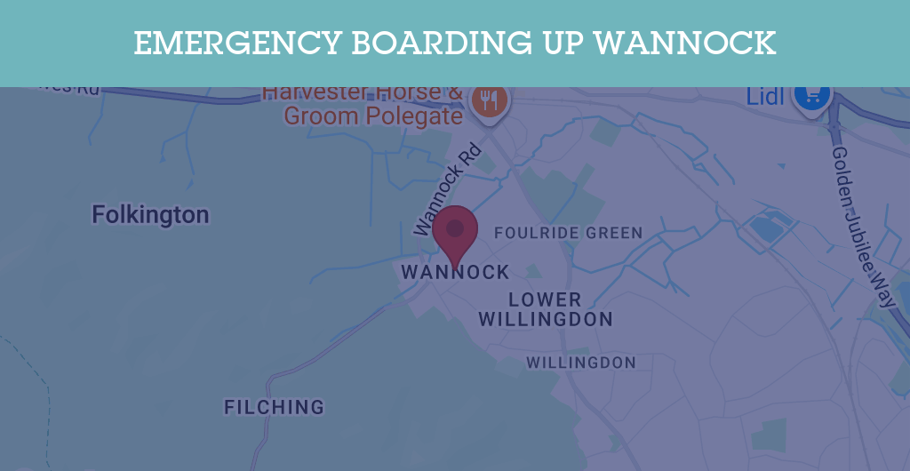 Emergency Boarding Up Services in Wannock - BN postcode