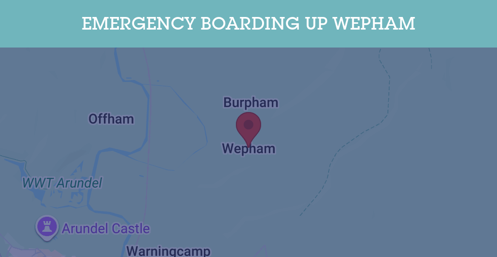 Emergency Boarding Up Services in Wepham - BN postcode