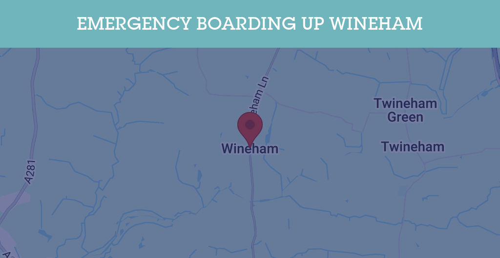Emergency Boarding Up Services in Wineham - BN postcode