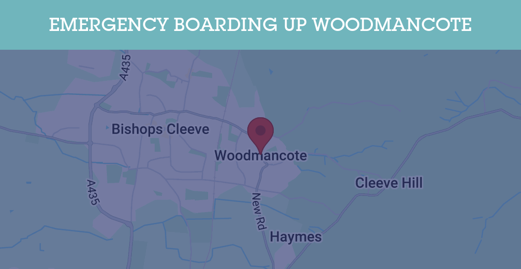 Emergency Boarding Up Services in Woodmancote - BN postcode